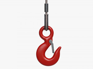 Lifting Crane Hook 3D मॉडल