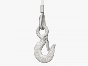 Lifting Crane Hook 3D मॉडल