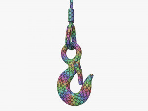 Lifting Crane Hook 3D मॉडल