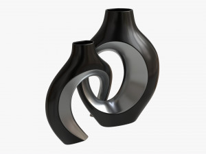 Metal Vases 2-set Model 3D