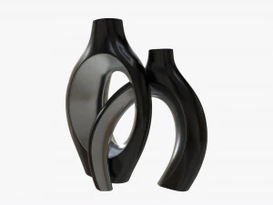 Metal Vases 2-set 3D Model