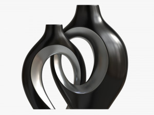 Metal Vases 2-set Modelo 3D