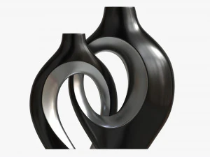 Metal Vases 2-set 3D Model