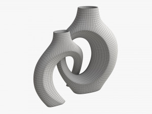 Metal Vases 2-set Modelo 3D