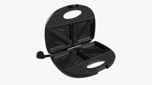Sandwich-Toaster Open 3D-Modell .c4d .max .obj .3ds .fbx .stl .blend 
