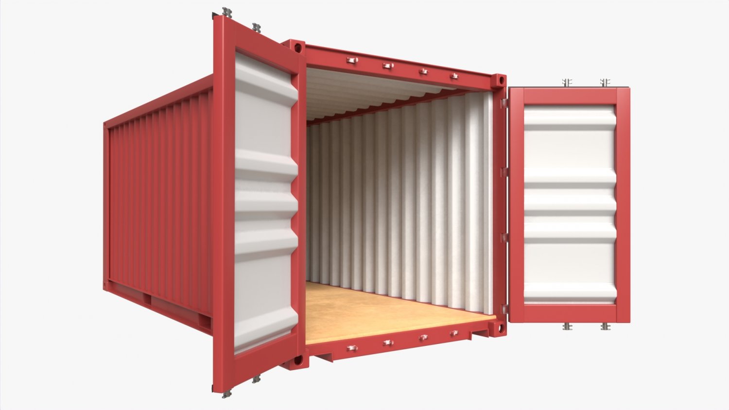 Cargo Container 40 feet long 3D Model $28 - .max .fbx .obj - Free3D