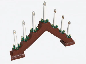 降临 7 灯烛台弧 01 3D 模型