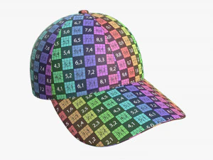 Baseball Cap Leather Mockup Black 3D Model