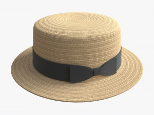 Boater Hat Modelo 3D