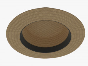 Boater Hat 3D Модель