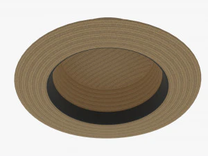 Boater Hat 3D Model