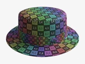 Boater Hat 3D Model