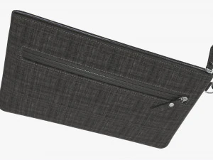 Fabric Wallet for Women with Wrist Strap 3D Model