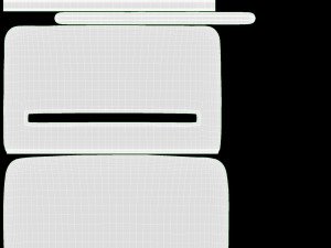 Fabric Wallet for Women with Wrist Strap Model 3D