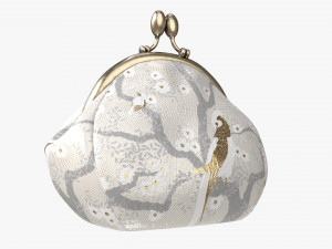 Female coin purse 02 Light 3D Model