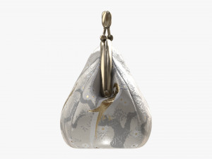 Female coin purse 02 Light 3D Model
