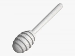 Honey Spoon Dripper 3D Model