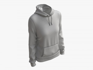 Hoodie with Pockets for Women Mockup 01 Colorful 3Dモデル