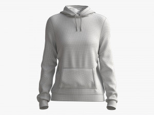 Hoodie with Pockets for Women Mockup 01 Colorful 3Dモデル