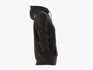 Hoodie with Pockets for Women Mockup 03 Black 3D-Modell