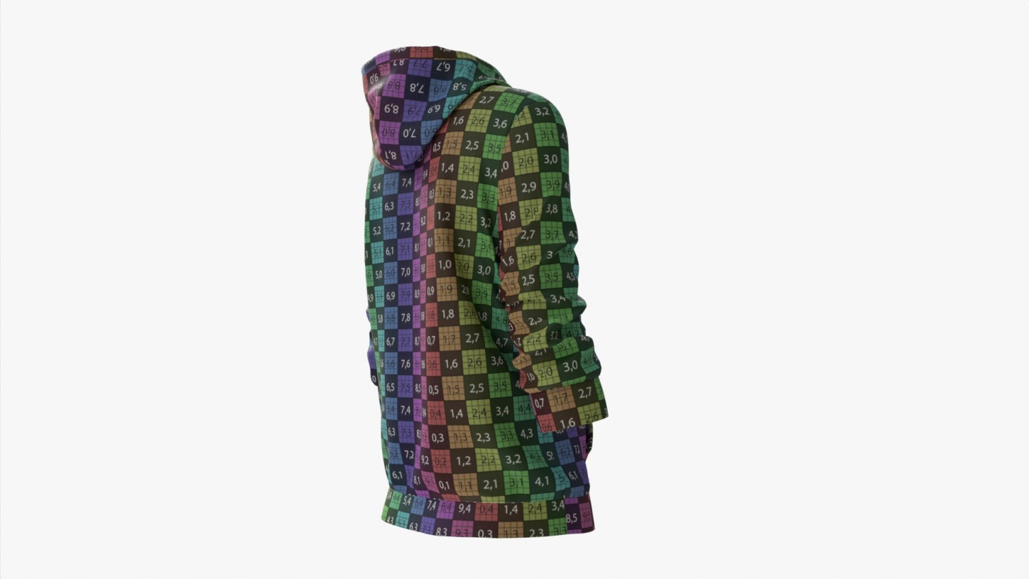 Rainbow Tartan Coat