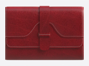 Leather Wallet for Women Red 3Dモデル
