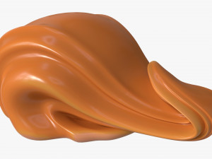 Melted Creme Caramel 01 Modelo 3D