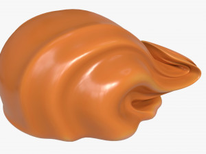 Melted Creme Caramel 01 Modelo 3D