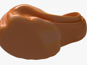 Melted Creme Caramel 01 Modelo 3D