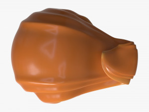 Melted Creme Caramel 01 Modelo 3D