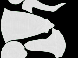 Melted Creme Caramel 01 Modelo 3D