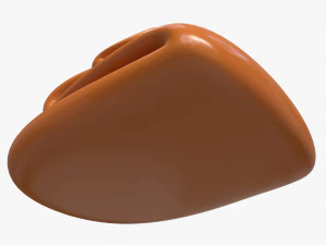 Melted Creme Caramel 02 3D Model