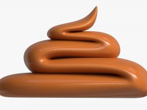 Melted Creme Caramel 02 3D-Modell