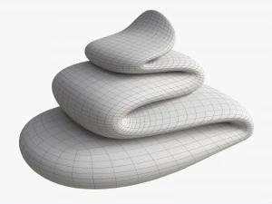 Melted Creme Caramel 02 3D Model