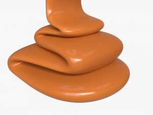 Melted Creme Caramel 03 3D 모델