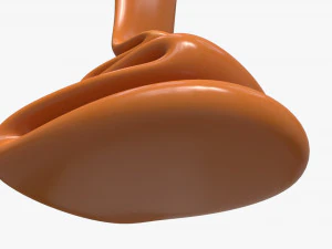 Melted Creme Caramel 03 3D Model