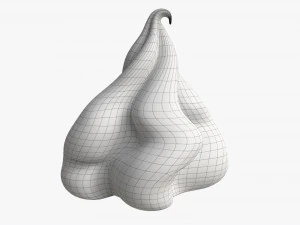 Melted Creme Caramel 04 3D Model
