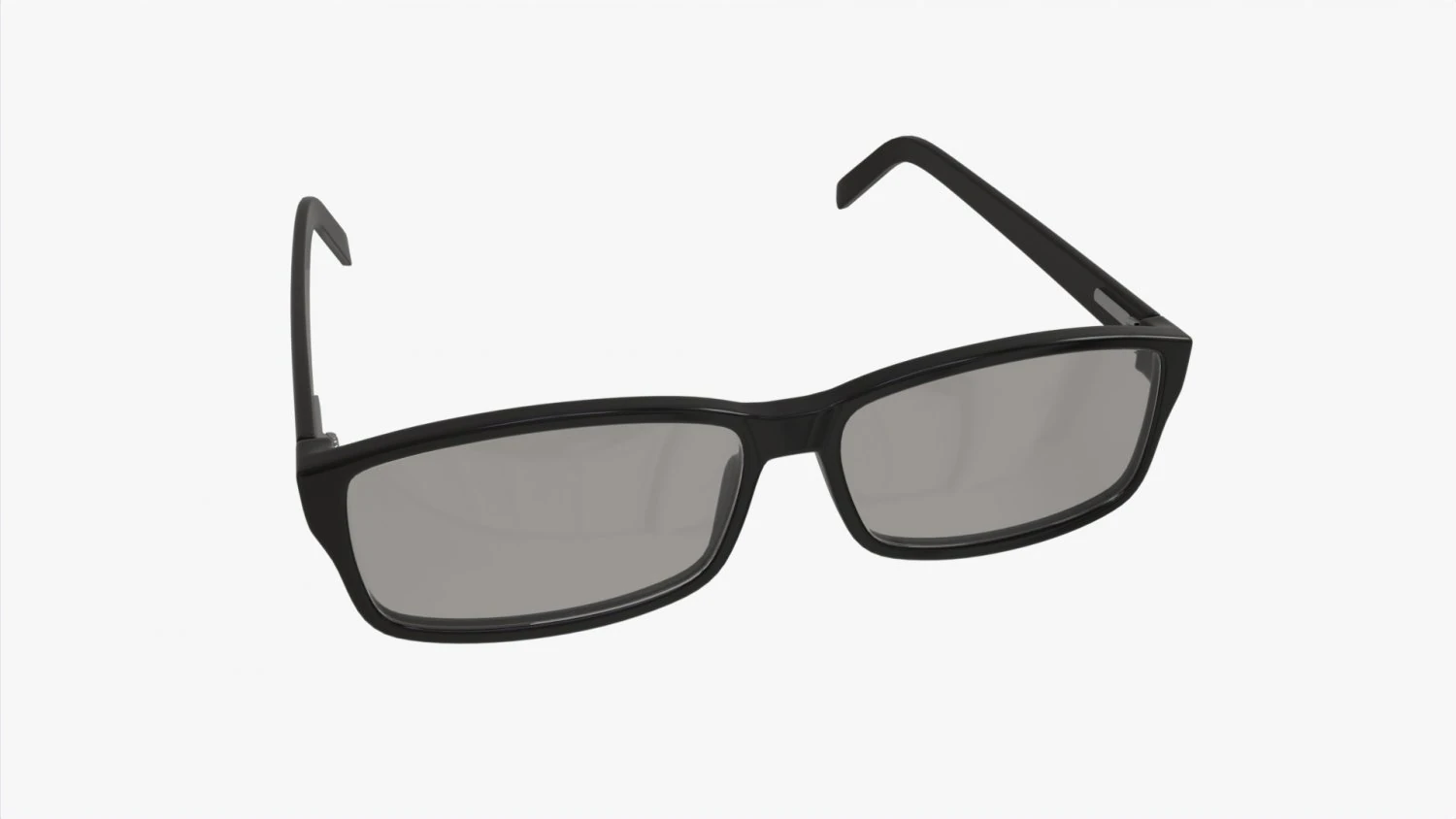 Modern Cat Eye-shaped glasses 3D Model .c4d .max .obj .3ds .fbx .stl .blend 