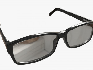 Modern Cat Eye-shaped glasses 3D 모델