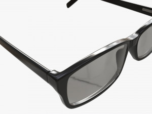Modern Cat Eye-shaped glasses 3D 모델