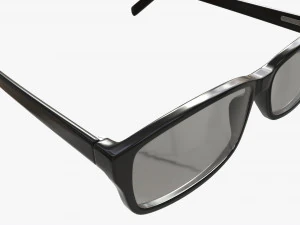 Modern Cat Eye-shaped glasses 3D Model