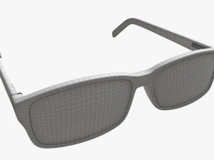 Modern Cat Eye-shaped glasses 3D Model