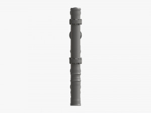 Plastic Pipes with Fittings Set Modèle 3D