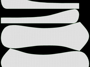 Short Sleeve Polo Shirt for Men Mockup 01 Hanging 3D Model