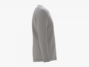 Sweatshirt for Men Mockup 02 White Modelo 3D