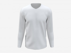 Sweatshirt for Men Mockup 03 White 3D 모델