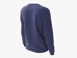 Sweatshirt for Women Mockup 01 Wool Blue 3D मॉडल