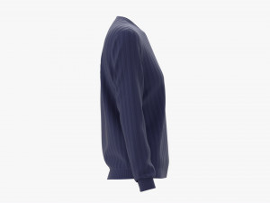 Sweatshirt for Women Mockup 01 Wool Blue 3D मॉडल