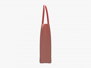 Women Fabric Anime Zero Two Tote Bag Model 3D