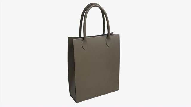 Women Leather Tote Bag 3D Modell